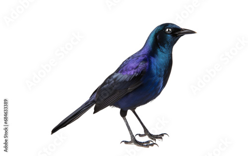 Common Resourceful Avian Survivors Grackles Isolated on a Transparent Background PNG