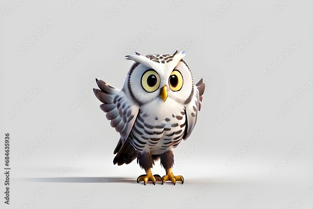 Obraz premium owl on a branch