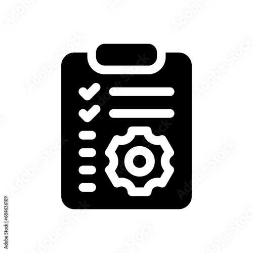 specification glyph icon
