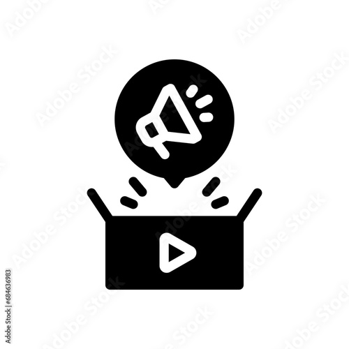 delivering glyph icon