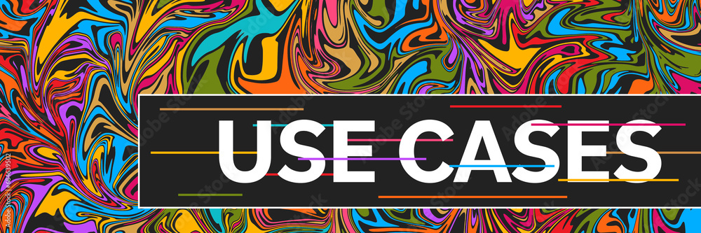 User Case Background Use Cases Dark Colorful Graffiti Background Text Left Box Stock ...