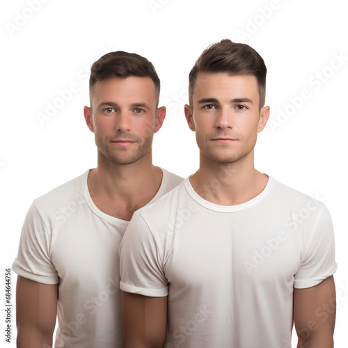 LGBTQ couple, happy man on PNG transparent background, gender equality concept.