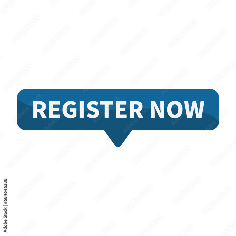 Register Now In Blue Rectangle Shape For Promotion Business Marketing Social Media Information
Register Now In Blue Rectangle Shape For Promotion Business Marketing Social Media Information