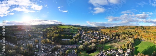 South Yorkshire Oughtibridge Sheffield Drone View photo