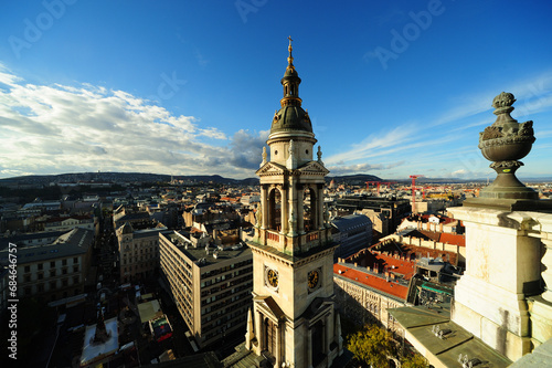 Budapest  Hungary  photographed from St Stephen s Basilica 