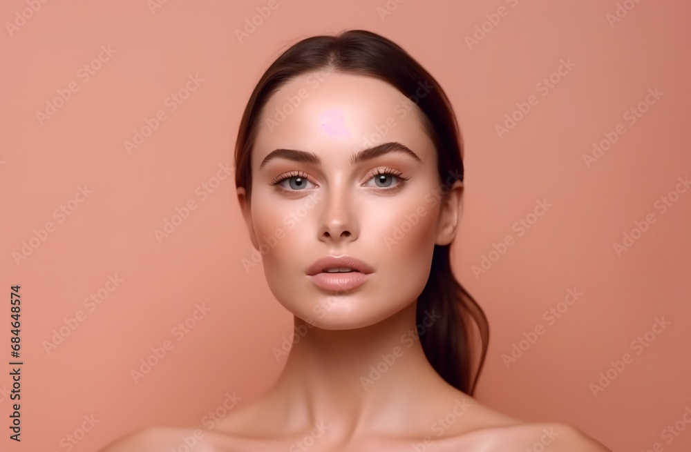 Beauty woman face, perfect skin care routine. Beauty woman face, perfect skin care routine.