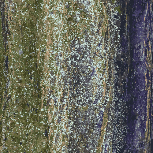 Illustration of Carpinus betulus, bark of the common hornbeam tree. Texture. Background.