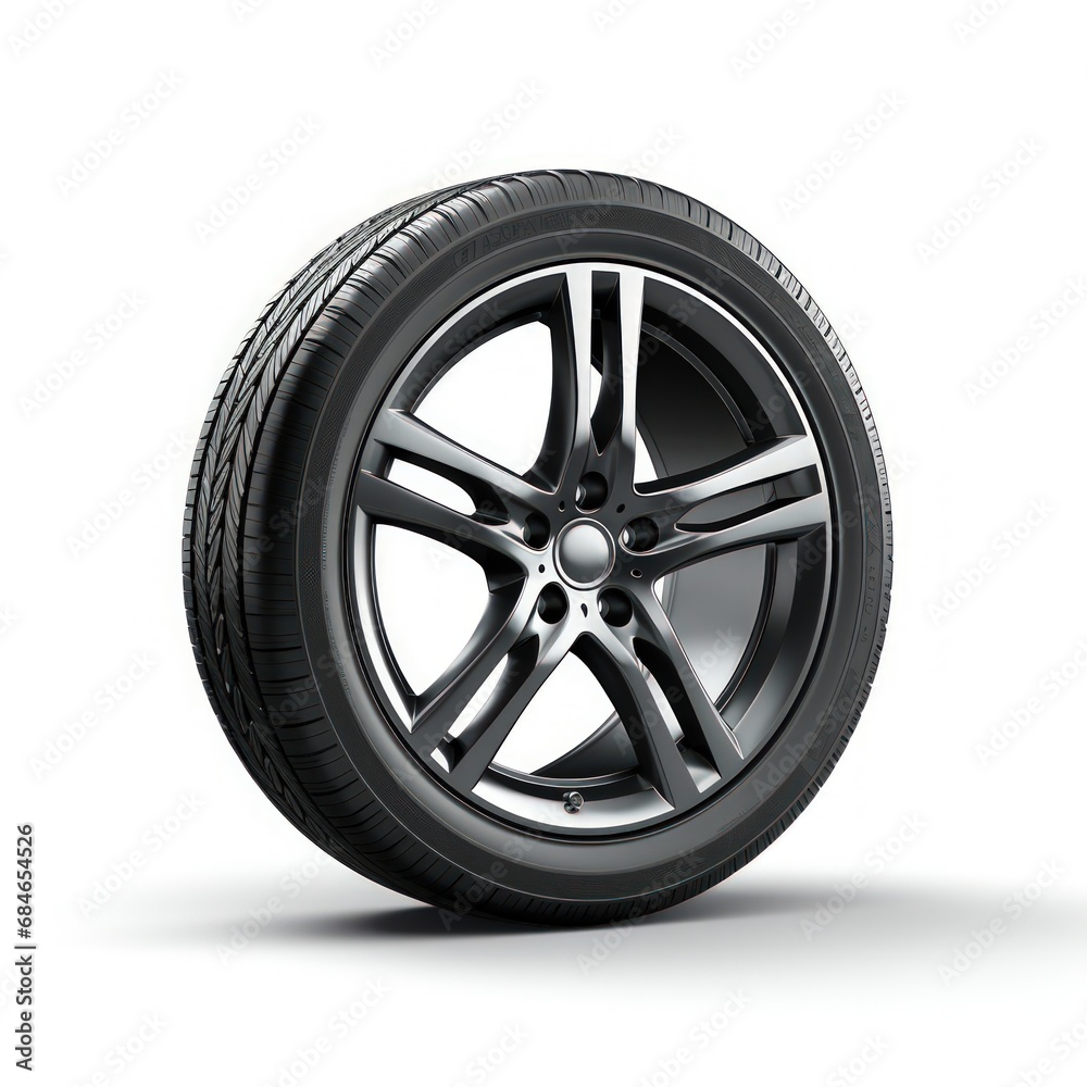 3d Car tire isolated in white background 3d Car tire isolated in white background