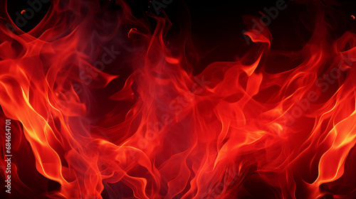 Fire Texture Abstract Blaze Banner Background