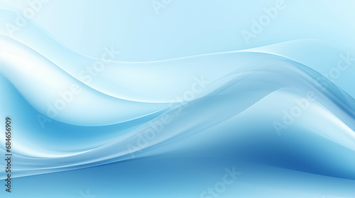 Light blue curves mixed with white look pleasing to the eye.