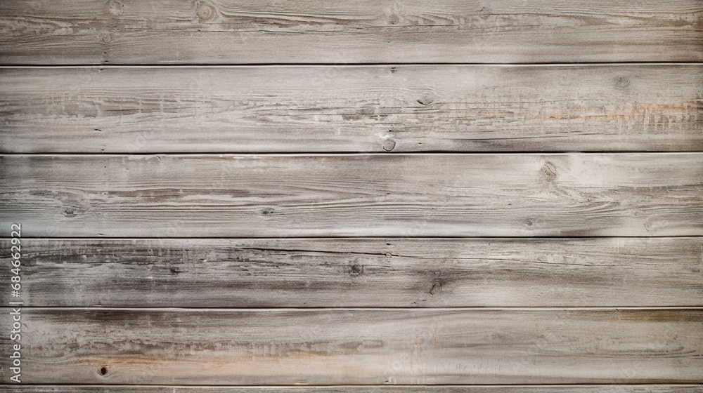 A wooden plank wall with a weathered gray finish, evoking a sense of coastal charm. A wooden plank wall with a weathered gray finish, evoking a sense of coastal charm.