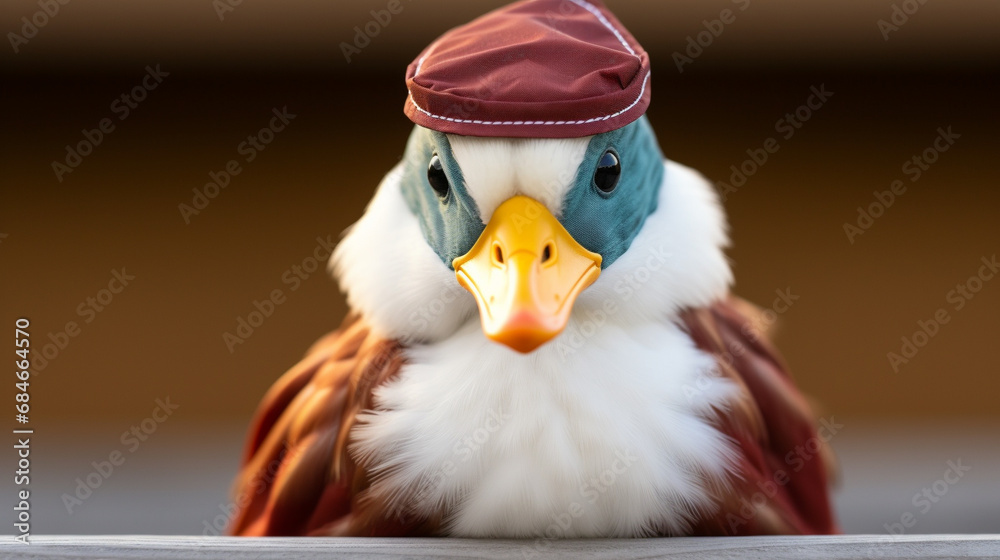 portrait of a christmas eagle HD 8K wallpaper Stock Photographic Image 