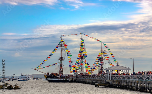 Gasparilla Pirate Festival at Tampa Florida, Ballast Point pier Tampa