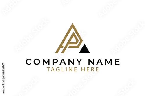 Letter PP logo, pp monogram logo, PP minimal Logo ,PP brand logo