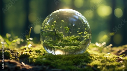 Earth. Nature. Earth in a ball. Nature in a ball. generative ai