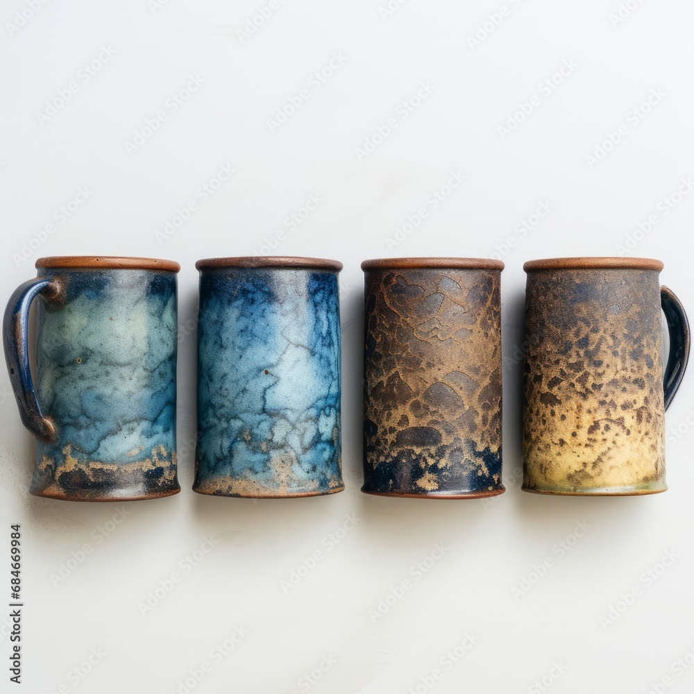 A Collection of Four Delightful Coffee Mugs A Collection of Four Delightful Coffee Mugs