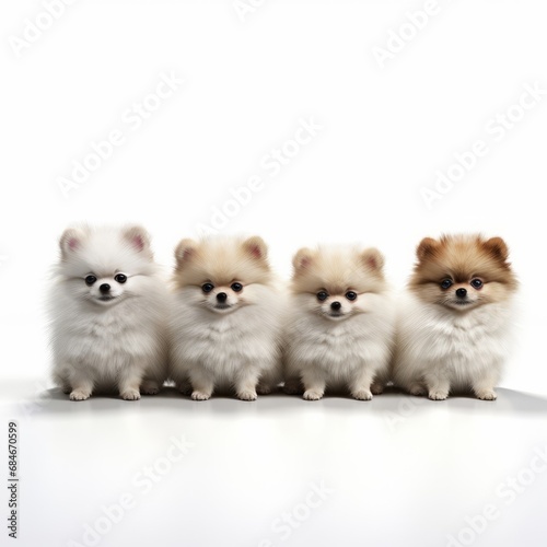 A Charming Pack of Adorable Canines Posing Together