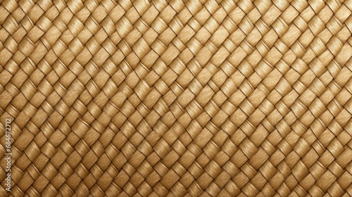 Natural Hemp Rope Wallpaper Background Template Beaded Intercrossing Argyle Pattern Knots Classic Traditional Cultural Historical Old Vintage Style Beige Brown Color Rough Texture Copy Space 16:9  photo