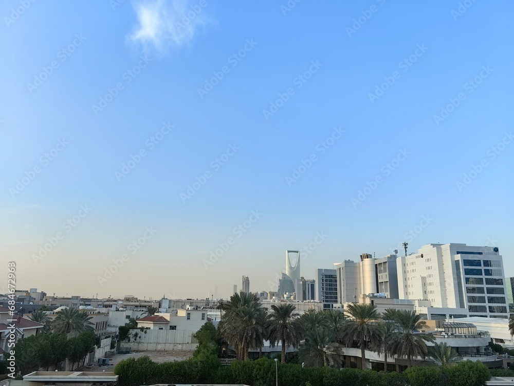 Riyadh City - Saudi Arabia, photographed from above