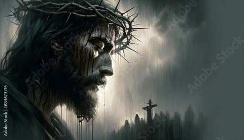The Weight of Salvation: A Glimpse of Jesus Christ Pain and Torment during his Crucifixion and Passion.