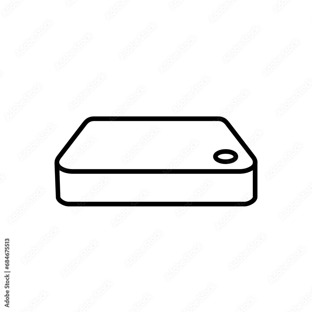 Mini Pc line icon design illustration Mini Pc line icon design illustration