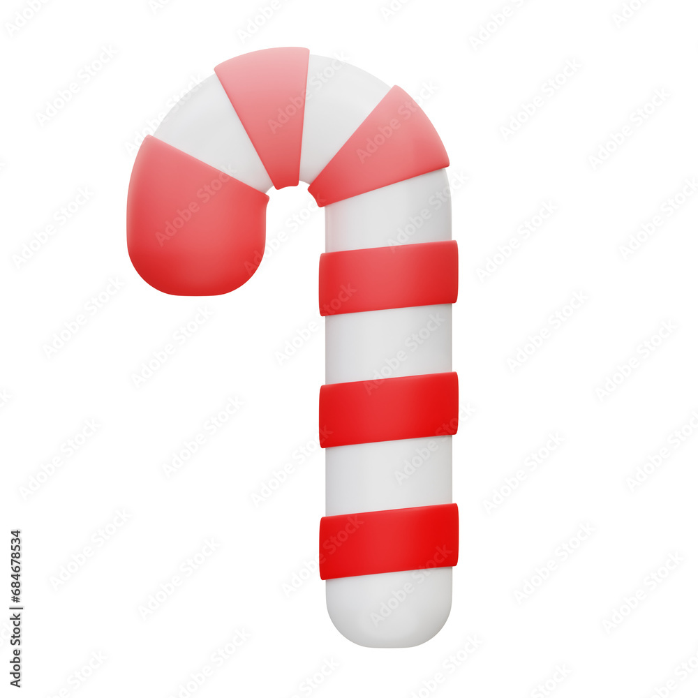 Fototapeta premium 3d illustration Christmas Candy