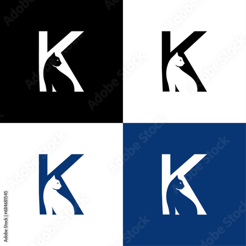 Kat Logo, cat logo. K for cat.