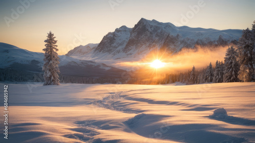 sunrise in the mountains © CRYPTOERMD