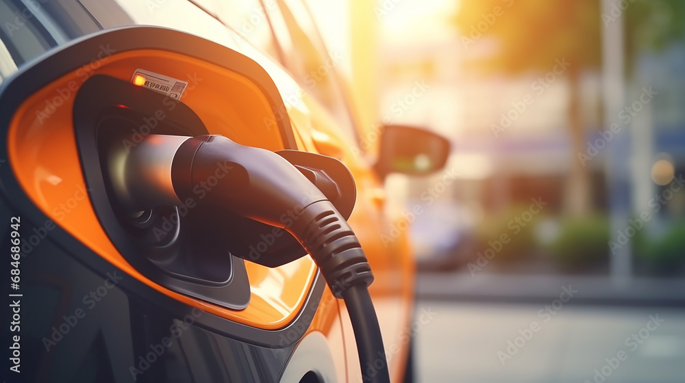 Electric cars help reduce world pollution. Both save on fuel and