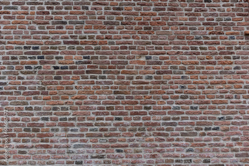 brick wall of a church