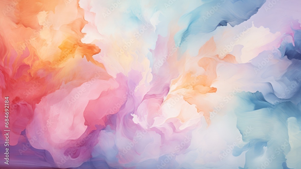 Generative AI image of a watercolor background