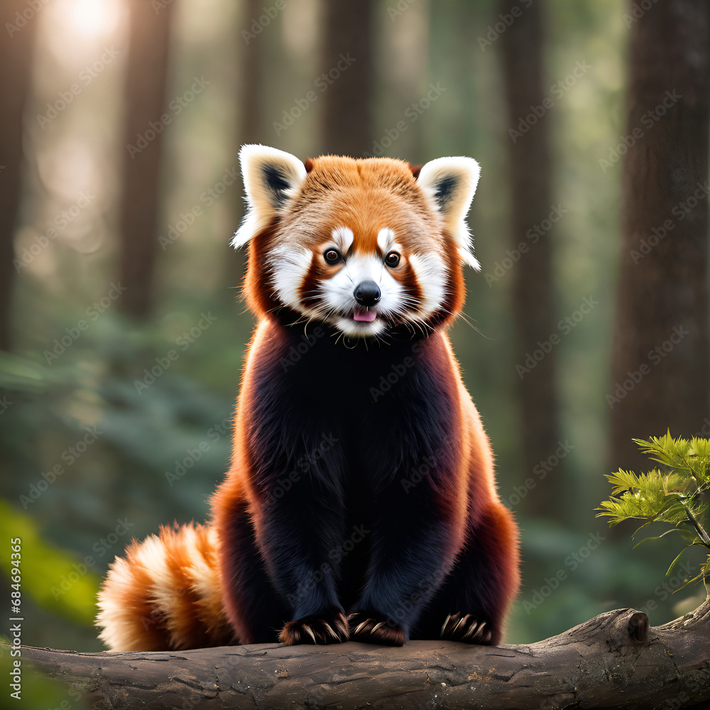 Red Panda in forest