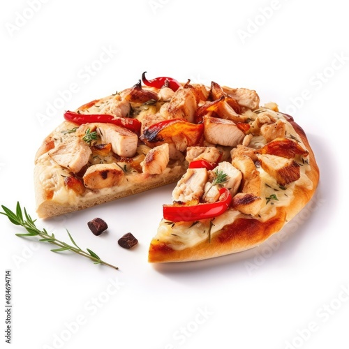 Pizza w Chicken Fillet Slices