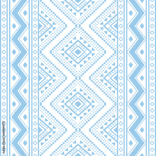 Ethnic aztec geometric pattern native american mexican navajo tribal motif design