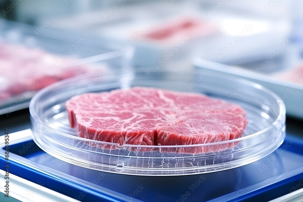 Cultured meat, cultivated meat, a form of cellular agriculture where meat is produced by culturing animal cells in vitro.