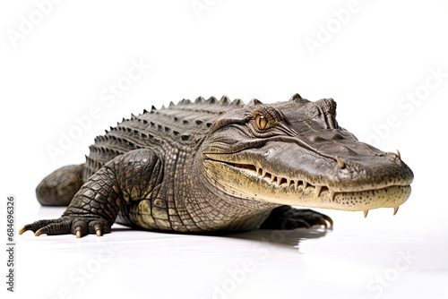 Crocodile clipart, Reptile illustration © Asha.1in
