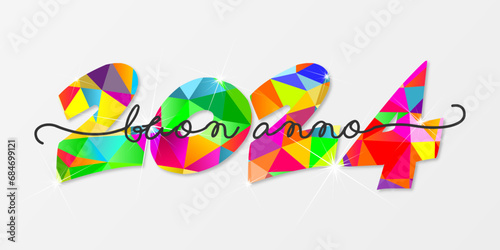felice anno nuovo - buon anno 2024	