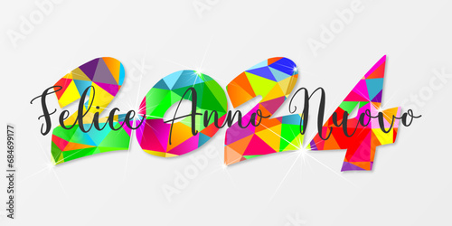 felice anno nuovo - buon anno 2024	