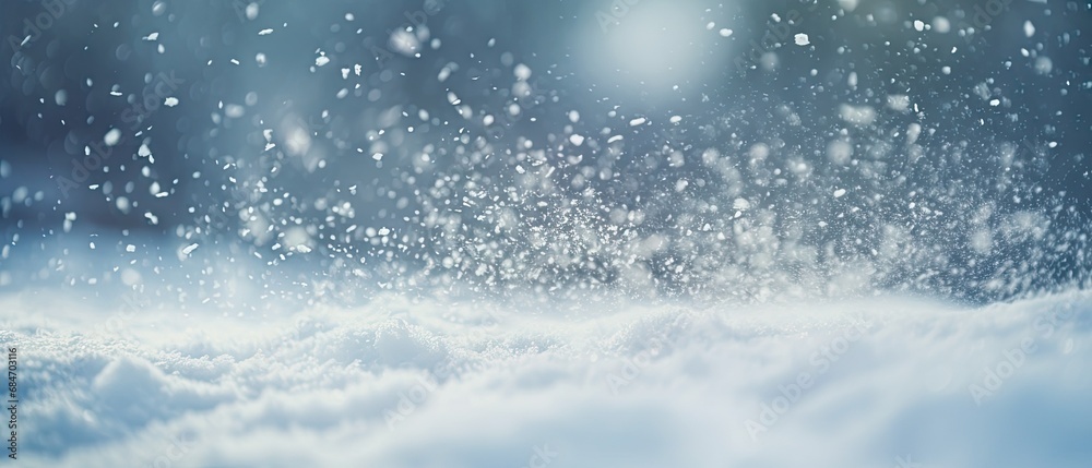 A blurred white christmas snowing back A blurred white christmas snowing back