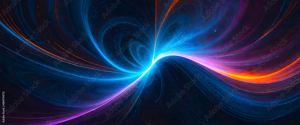 Abstract background with glowing lines Abstract background with glowing lines