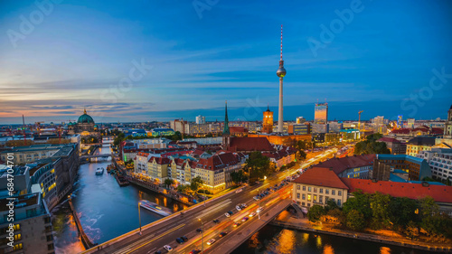 panorama of the city berlin