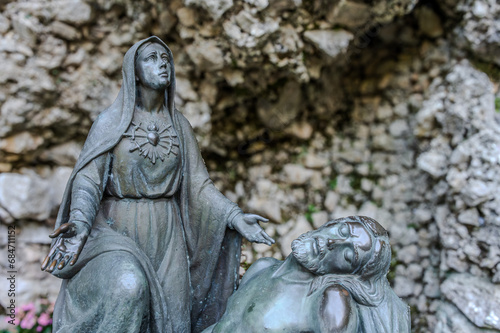 Castelpetroso, Sanctuary of the Madonna Addolorata. The places of the Apparition photo