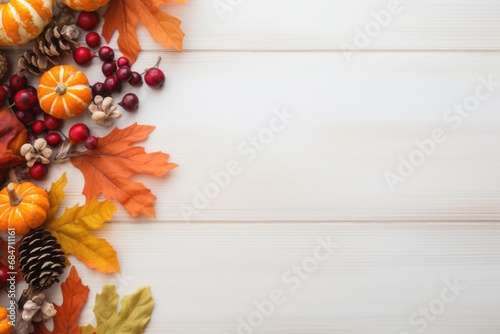 Seasonal Social Media Background With Blank Space For Text
