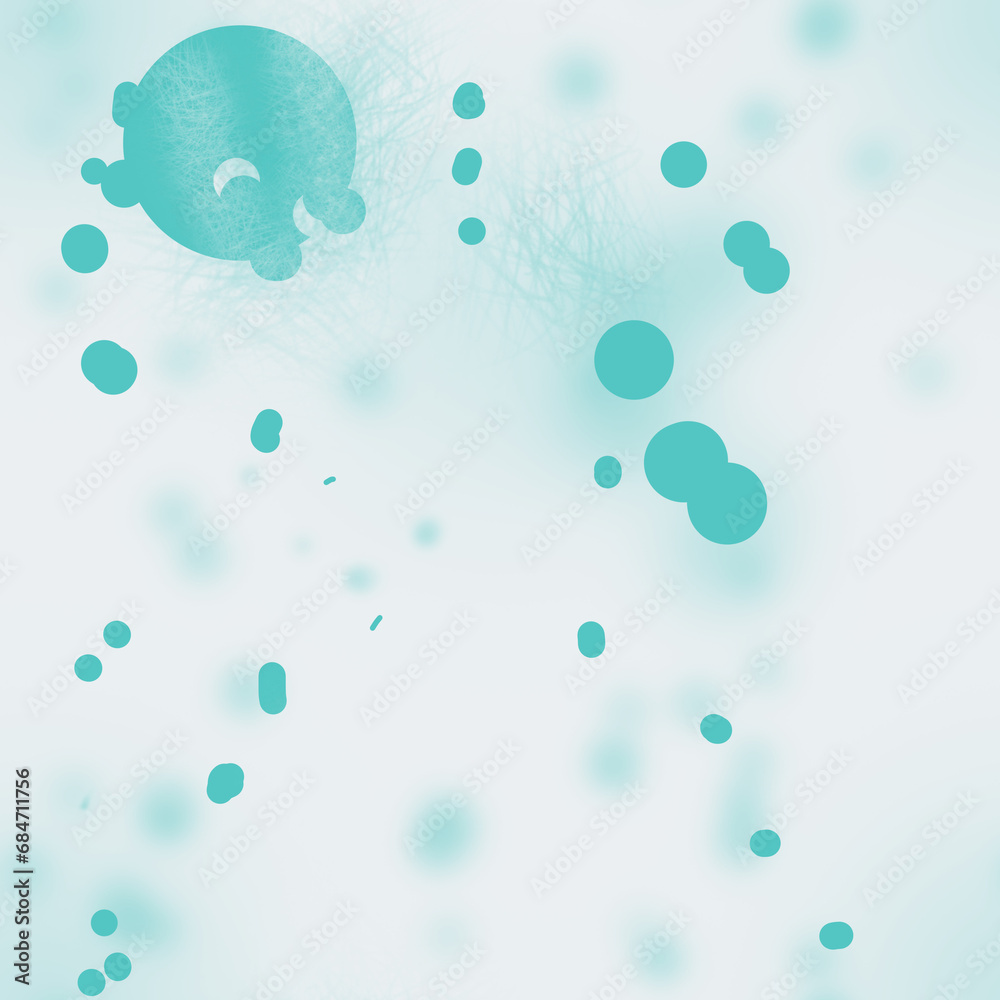 seamless hand-drawn background with bubbles seamless hand-drawn background with bubbles