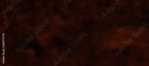 Abstract background with modern Orange & Black marble limestone texture. Orange flat stucco Black stone table top view. Light canvas for modern creative grunge design.