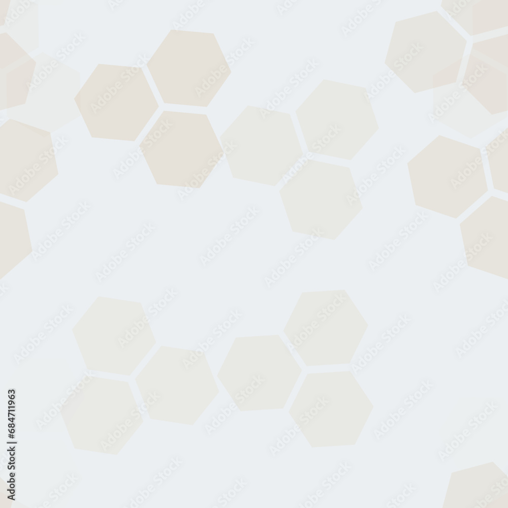 seamless hand-drawn abstract background with hexagons seamless hand-drawn abstract background with hexagons