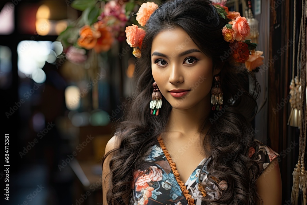 Fototapeta premium Thai beautiful woman