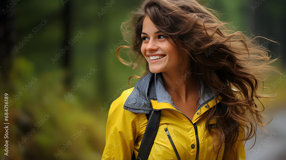 Happy young and smiling woman with copy space. Well dressed against solid background. Happy young and smiling woman with copy space. Well dressed against solid background.