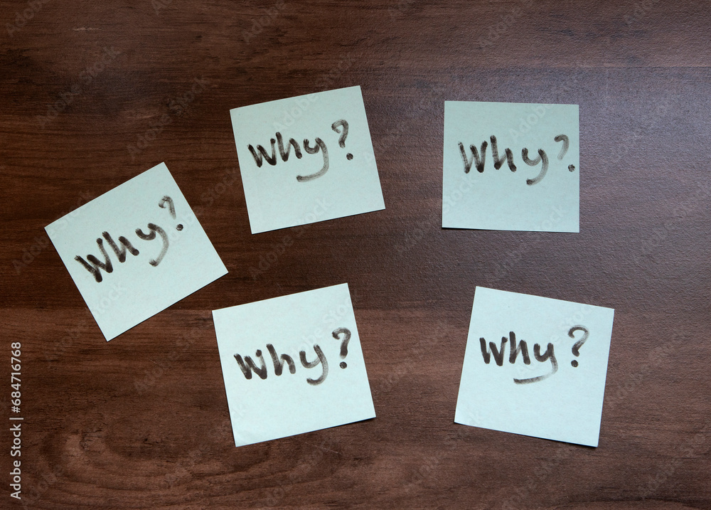 question why message on note papers , business idea start with why question why message on note papers , business idea start with why