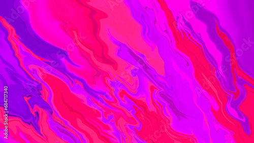 Fluid blur neon light purple pink wavy line background. Abstract liquid backdrop. Glitch Art trippy digital wallpaper. Blur texture. Liquid gradient. Violet color. Metaverse space. Wave pattern. paint